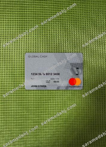 Hong Kong Global Cash Mastercard photolook front